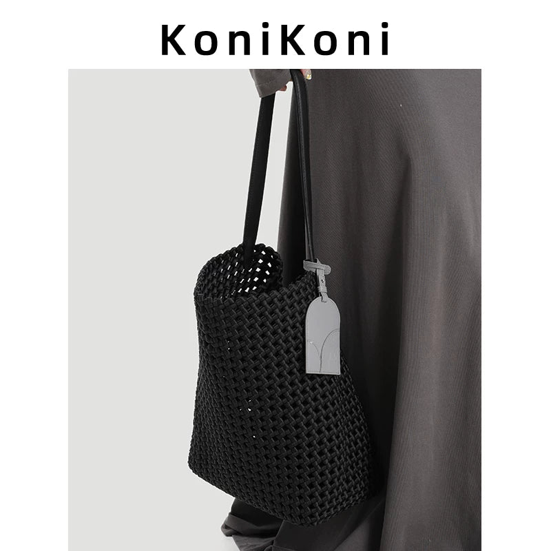 KoniKoni Hand-woven Shoulder Armpit Bag