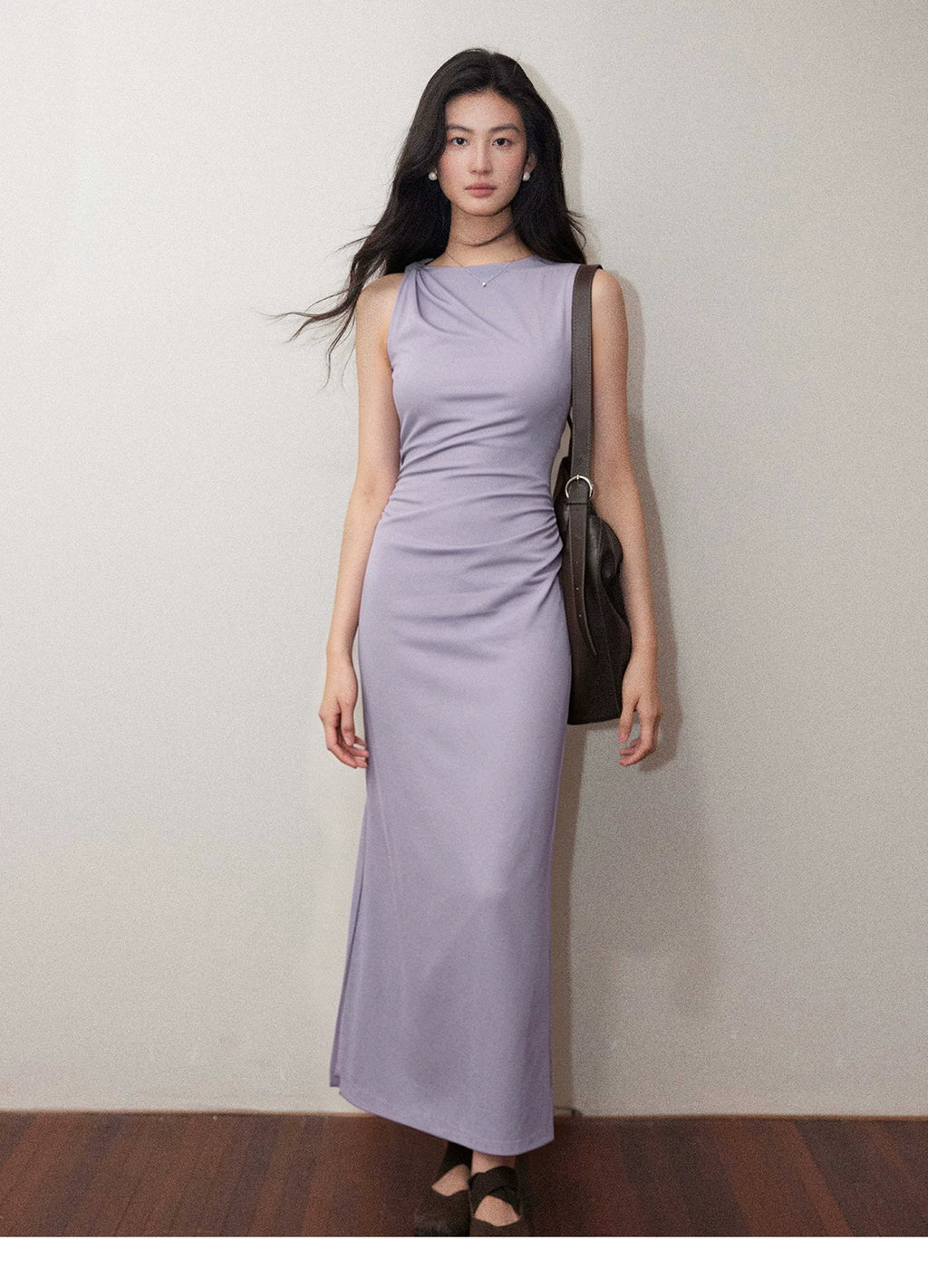 TYANG High-end Minimalist Sleeveless Vest Skirt