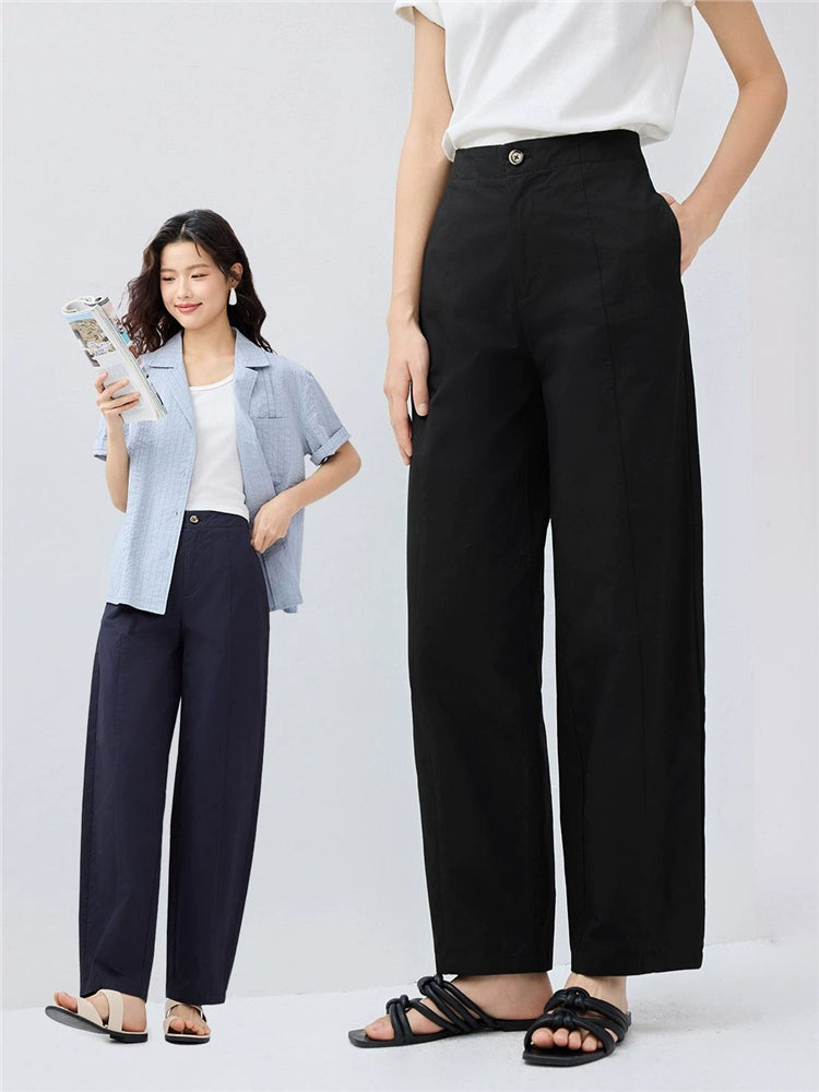 Giordano Casual Mid Waist Skinny Banana Pants