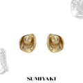SUMIYAKI Make Old Cowboy Hat Earrings