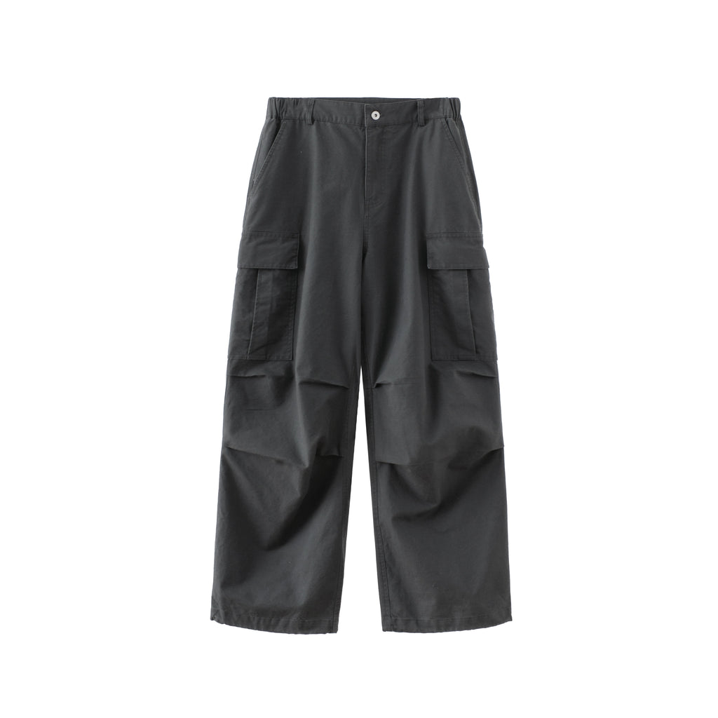 BUTTBILL Bamboo Cotton Leavened Washed Japanese Commuter Pants