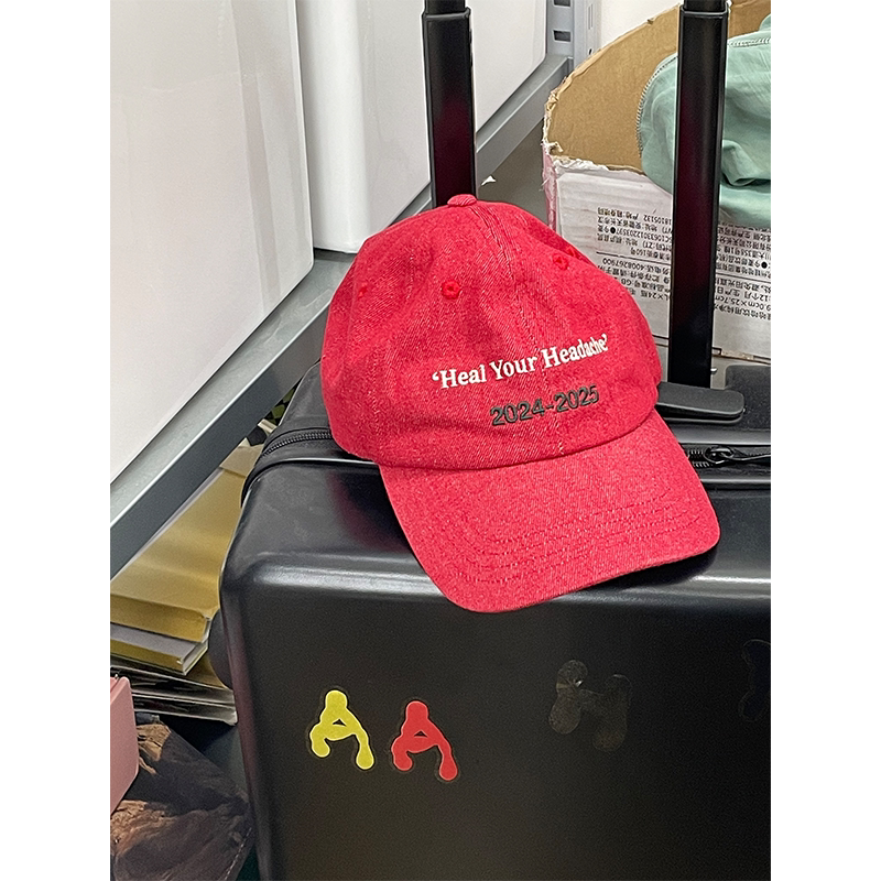 HEADACHE Embroidered Curved-brimmed Baseball Cap
