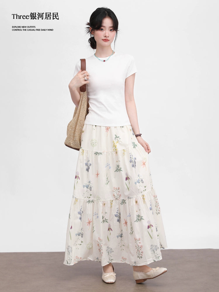 Three Gentle Floral Skirts
