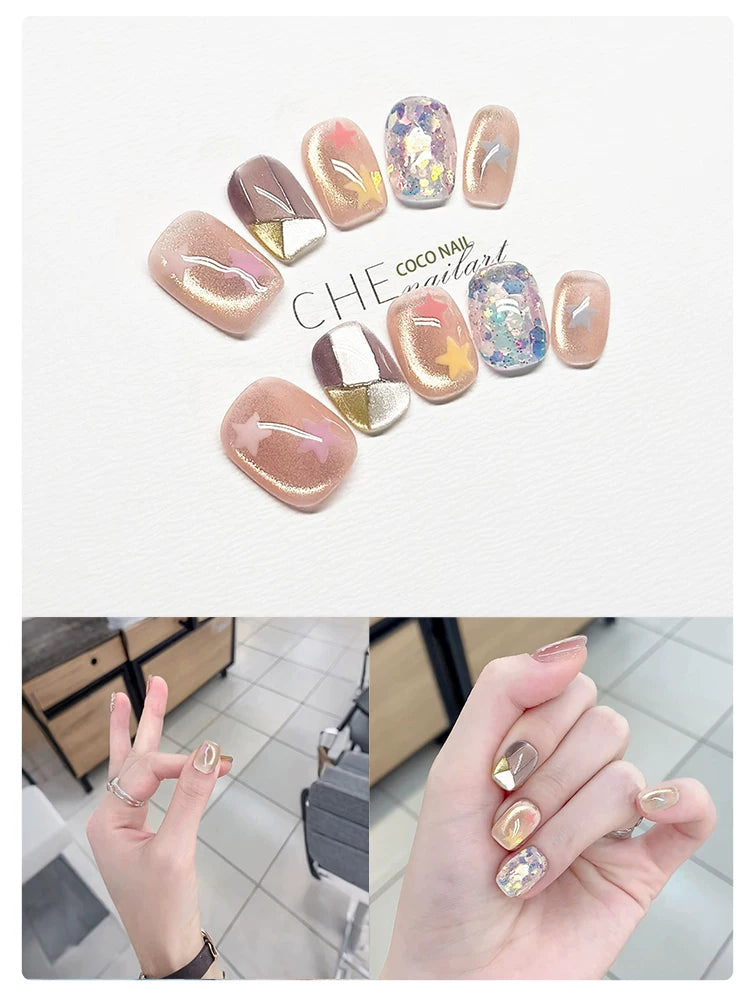 COCO Light Luxury High Sense White Hand-worn Armor