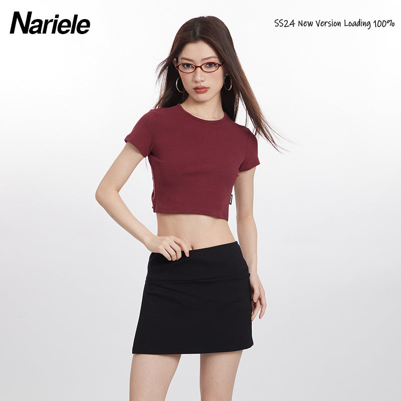 Nariele Sexy Hollow Backless Tee
