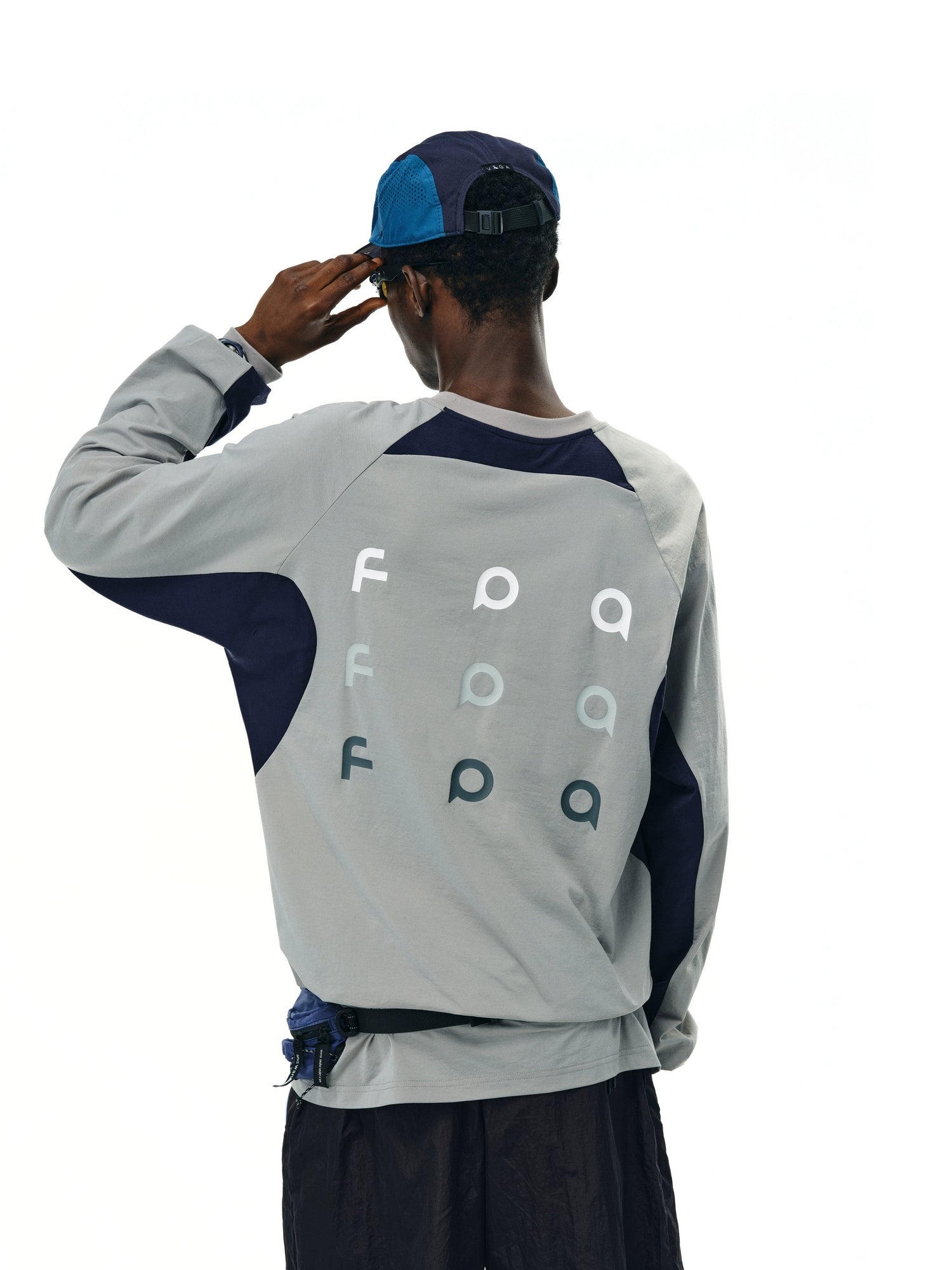 FPA Contrast Splicing Crew Neck Premium Retro Long Sleeves