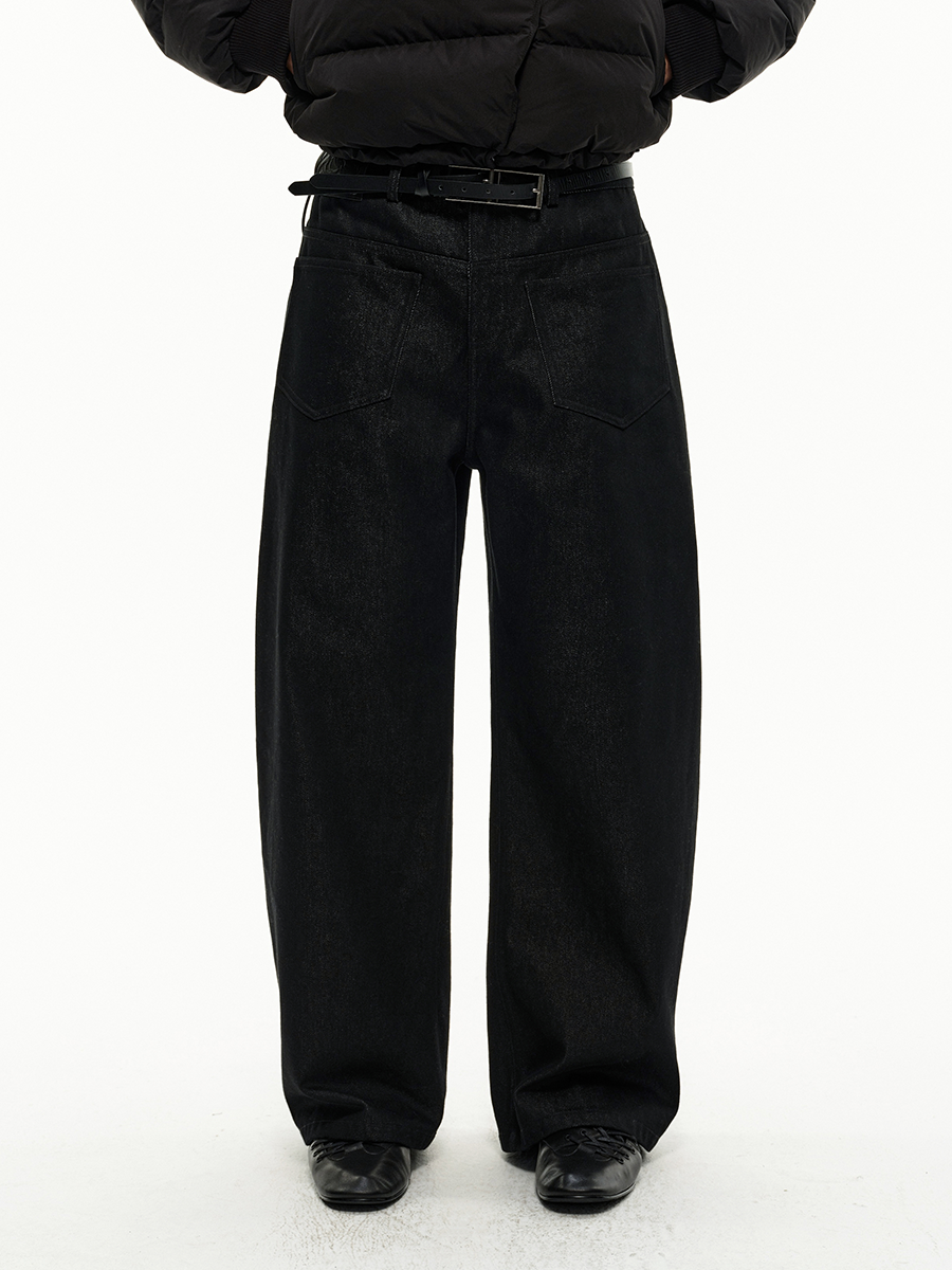 JCAESAR Polished Skin-friendly Warm Scimitar Pants