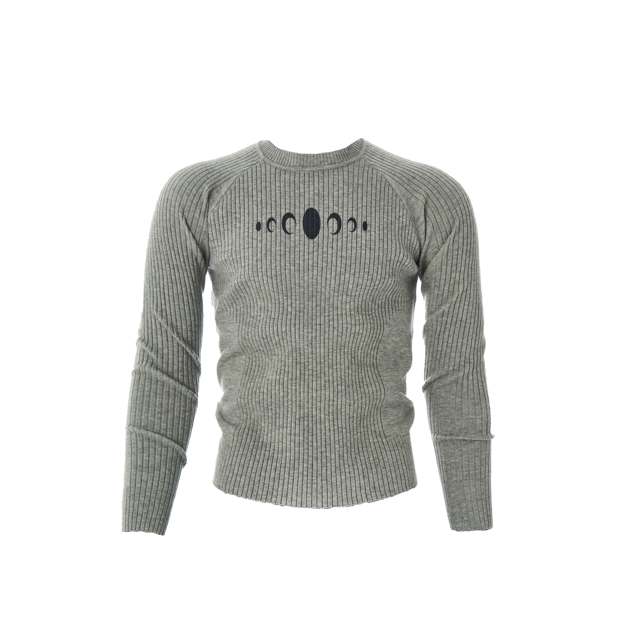 KARMANISTIC slim-fit knitted long-sleeved sweater