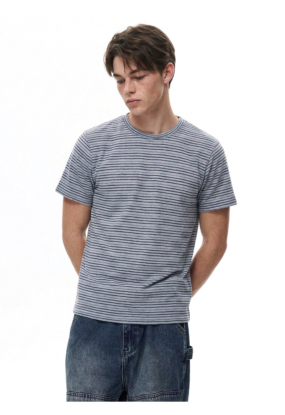 EME Knitted Loose Casual Breathable Tee