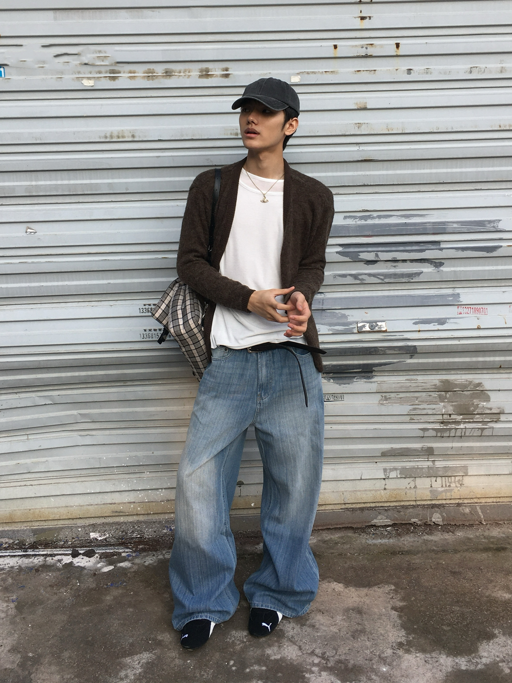 Borrowed Project Old Wide Leg Jeans