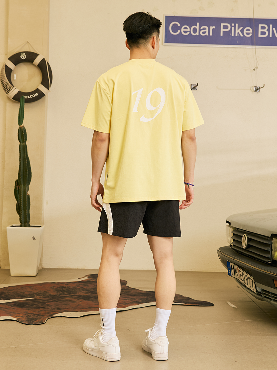 LUSHISI Quick-drying Moisture-absorbing Retro Tee