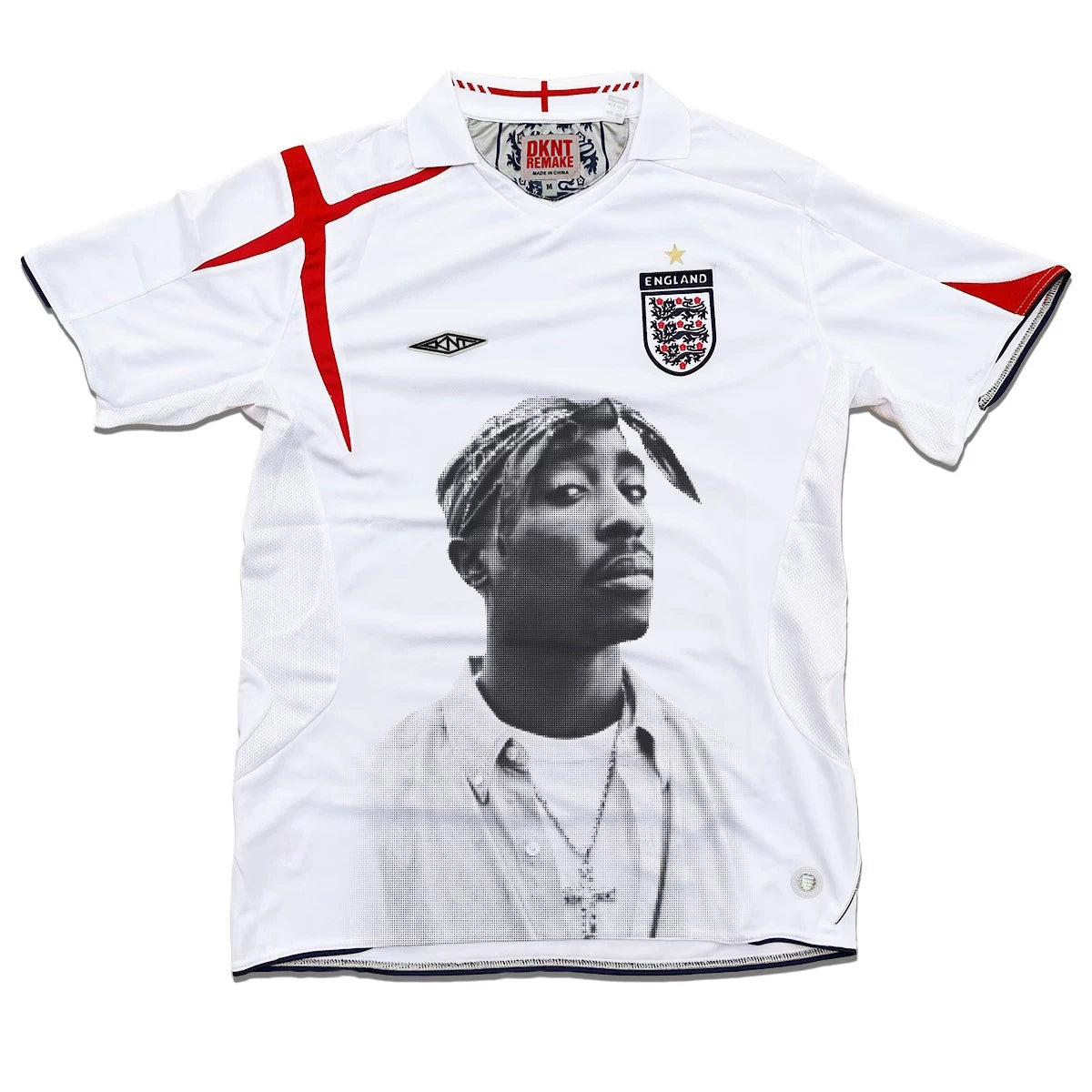 KANYE  REMAKE Portrait Print Casual Tee