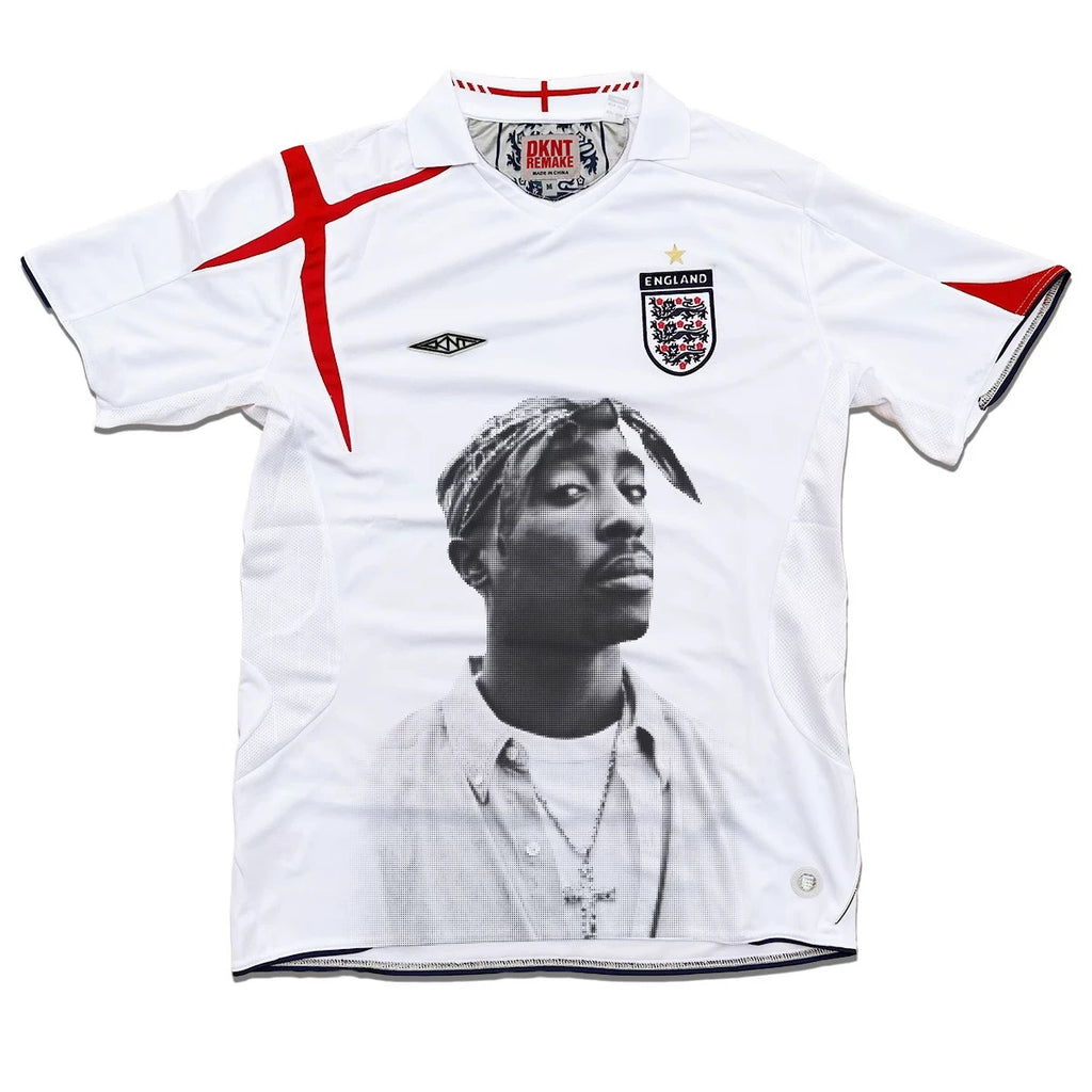 REMAKE Portrait Print Casual Jersey Tee