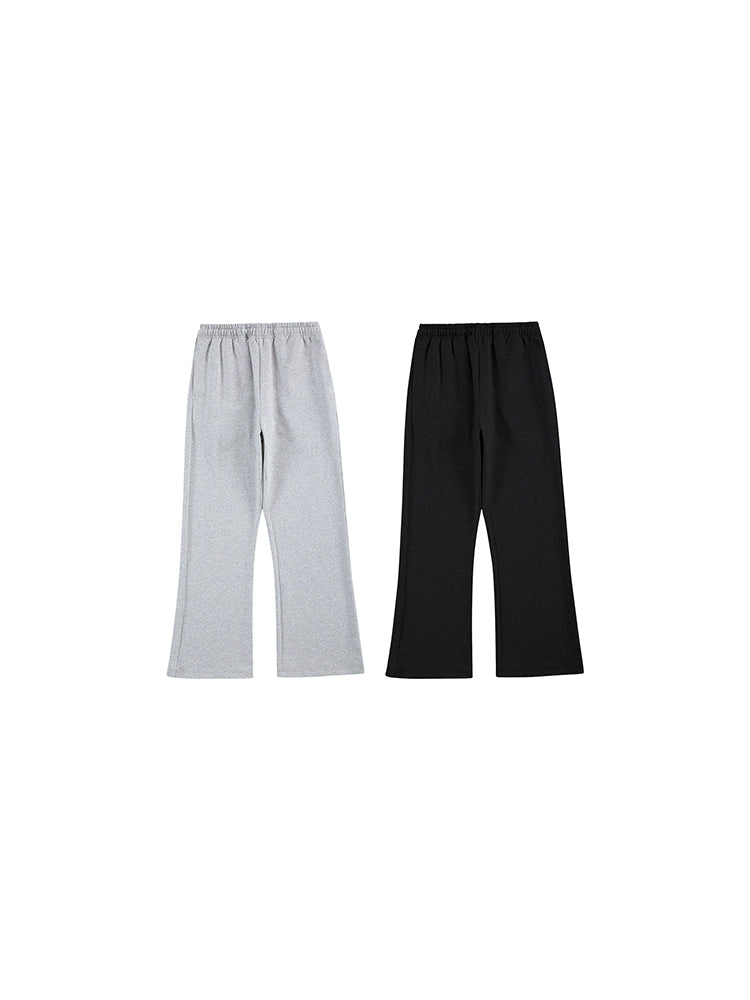 PLUS NO LOGO Loose Casual Versatile Micro-pull Sweatpants