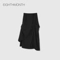 EIGHTHMONTH High Waist Irregular Pleated Dress