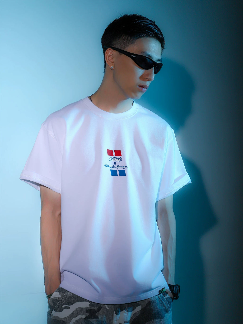 ChillHigh Simon Magic Garage Print Casual Tee