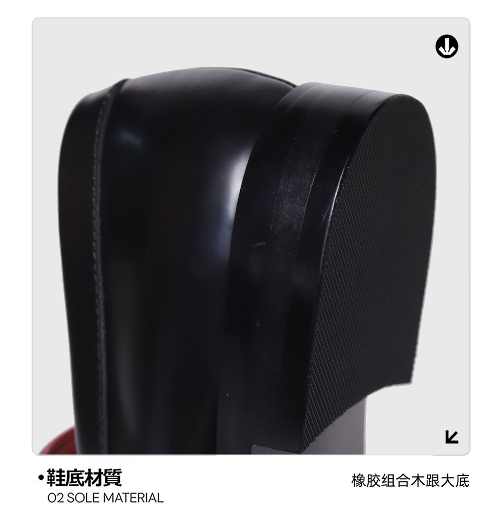 SHENLV STUDIO Vampire embossed cowhide loafers