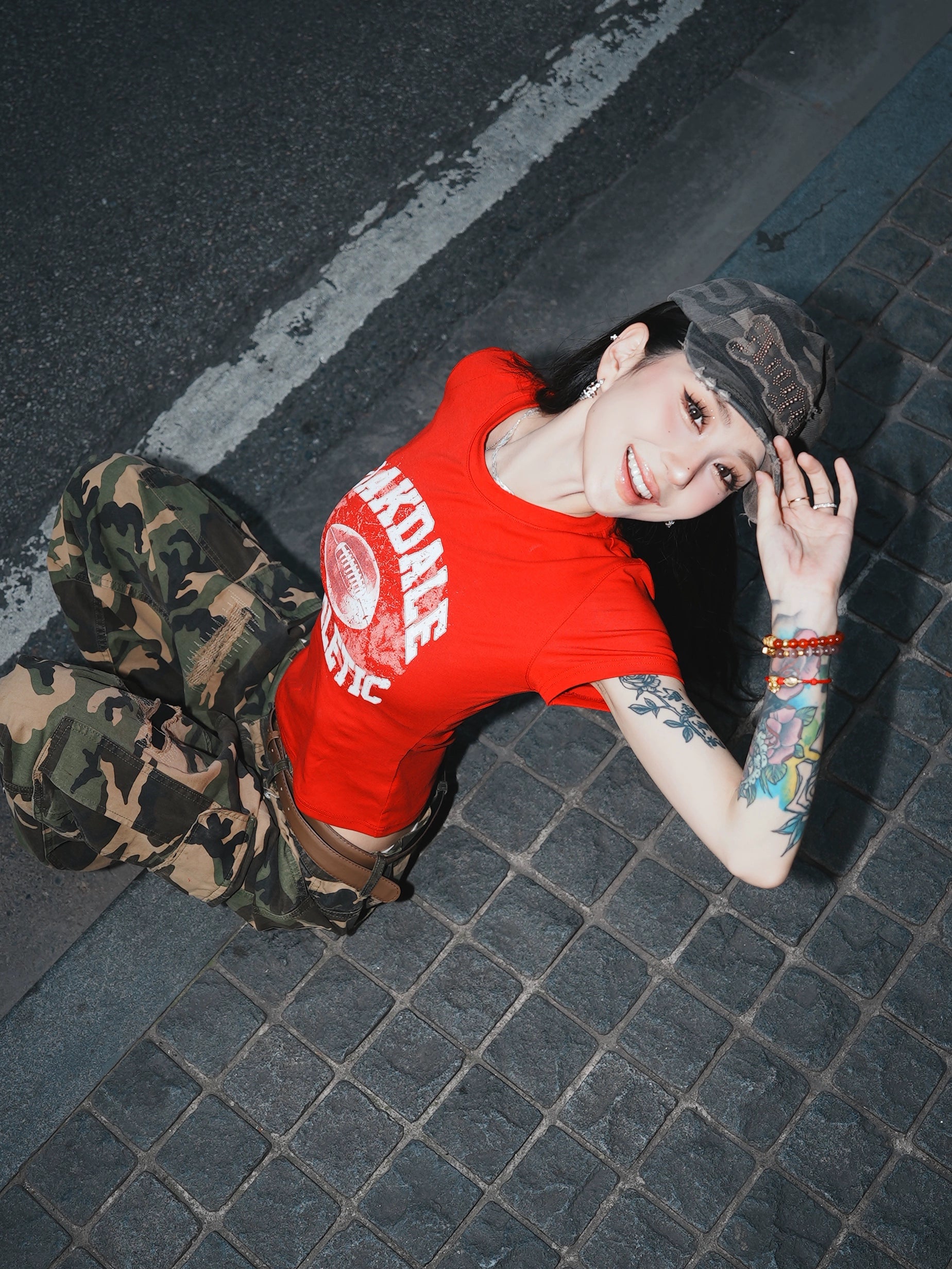 OOTC Sports Style Versatile and Thin Casual Tee