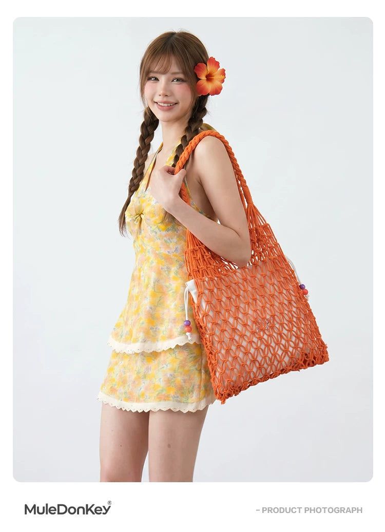 Donkey Versatile Hand-Knitted Shoulder Bag