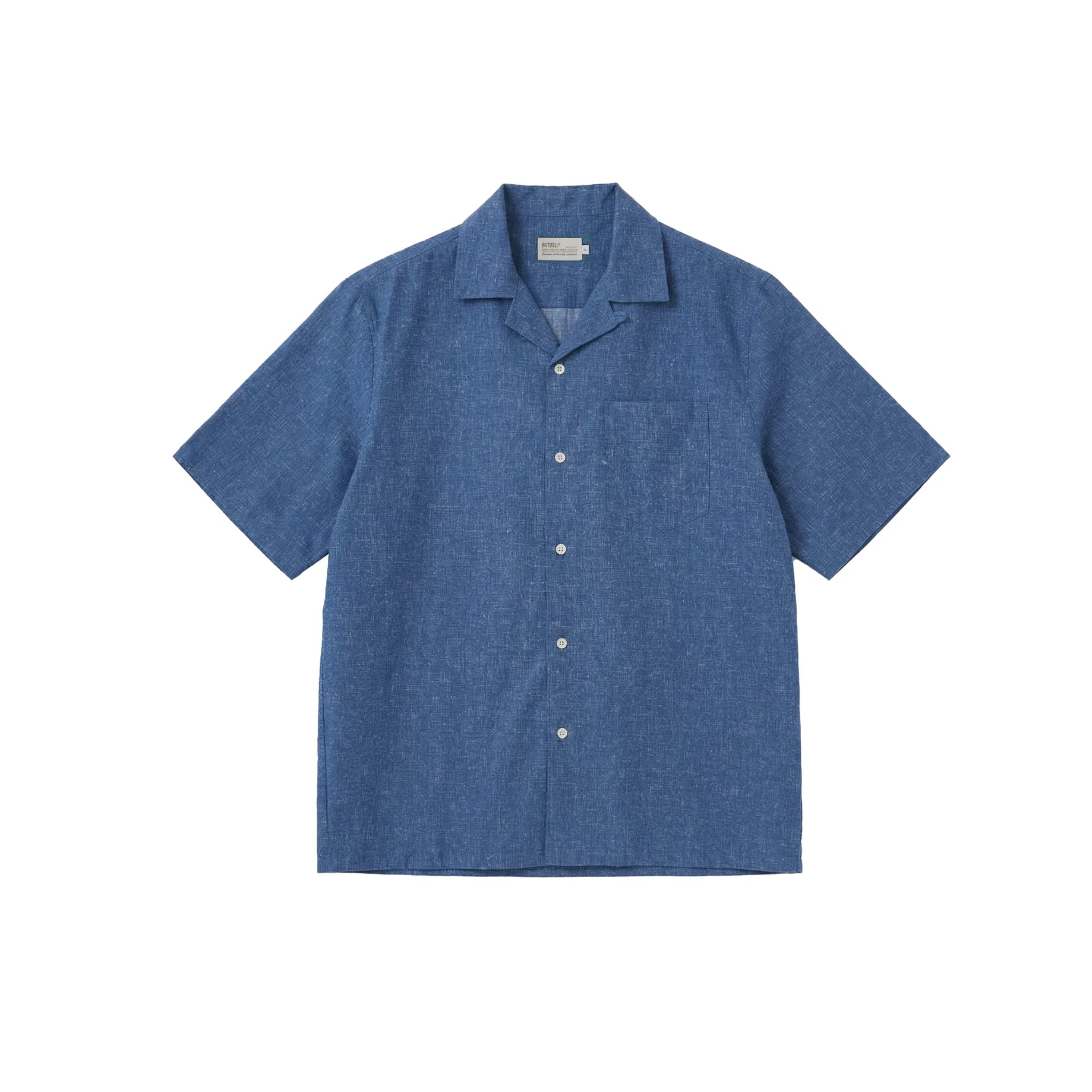 BUTTBILL Vintage Simple Short Sleeve Shirt