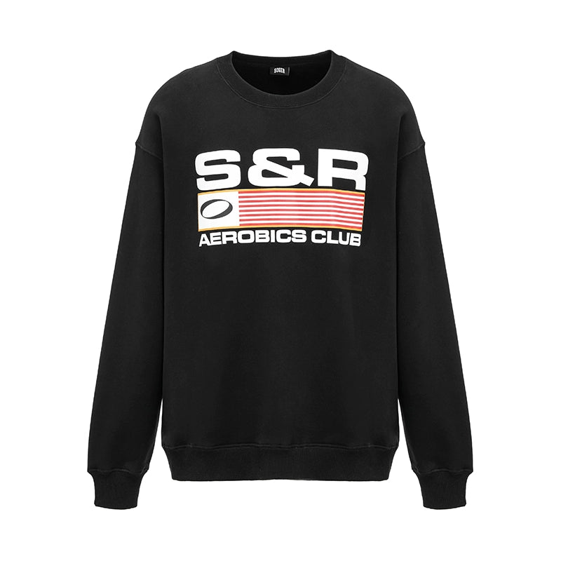 SOSER Vintage Foam Print Pullover Sweater