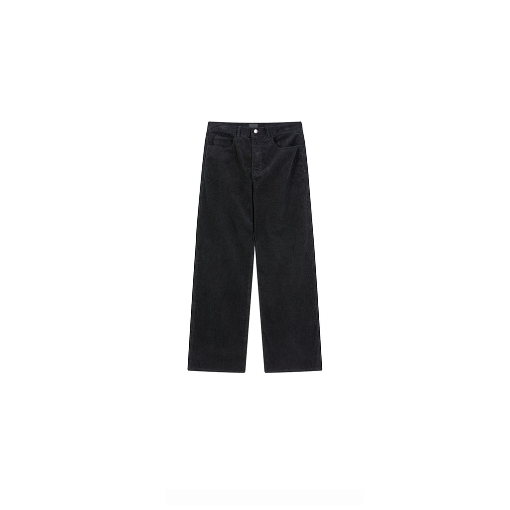 PLUS NO LOGO Corduroy Pants Loose Straight Pants