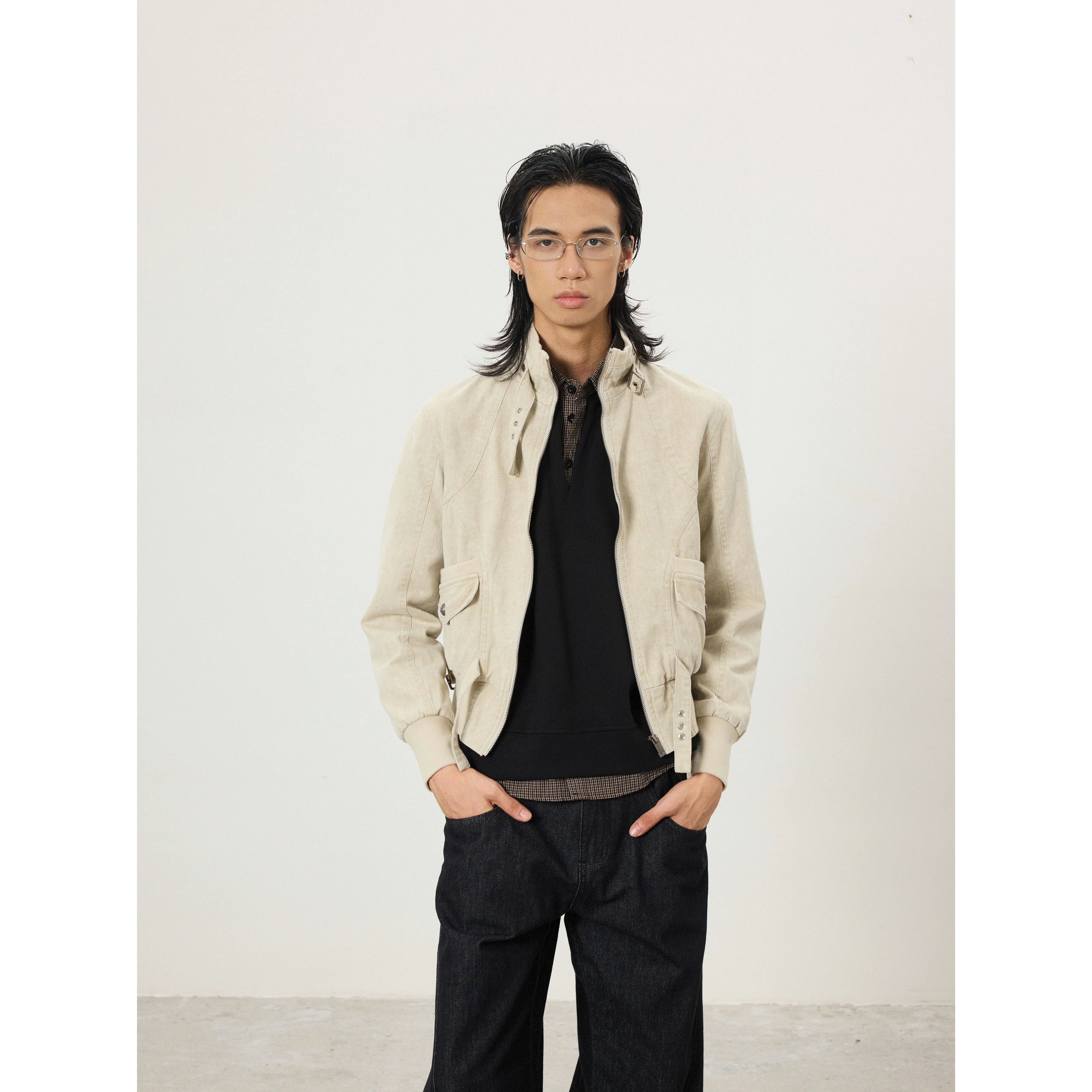 BTSG Vintage Short Slim Fit Work Jacket