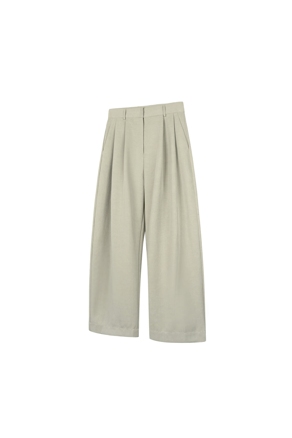 NOT UGLY Versatile Loose Double-pleated Casual Pants