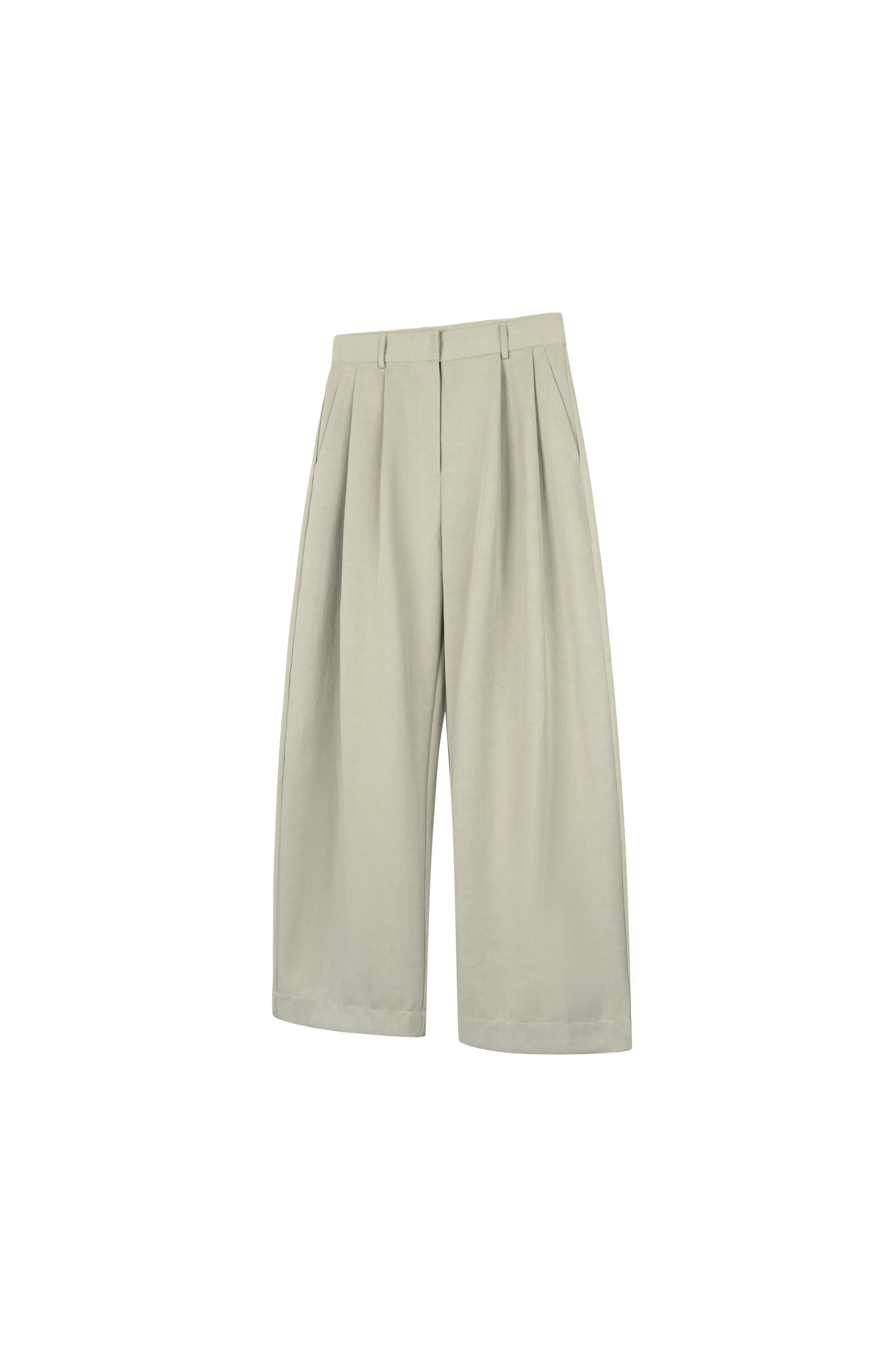 NOT UGLY Versatile Loose Double-pleated Casual Pants