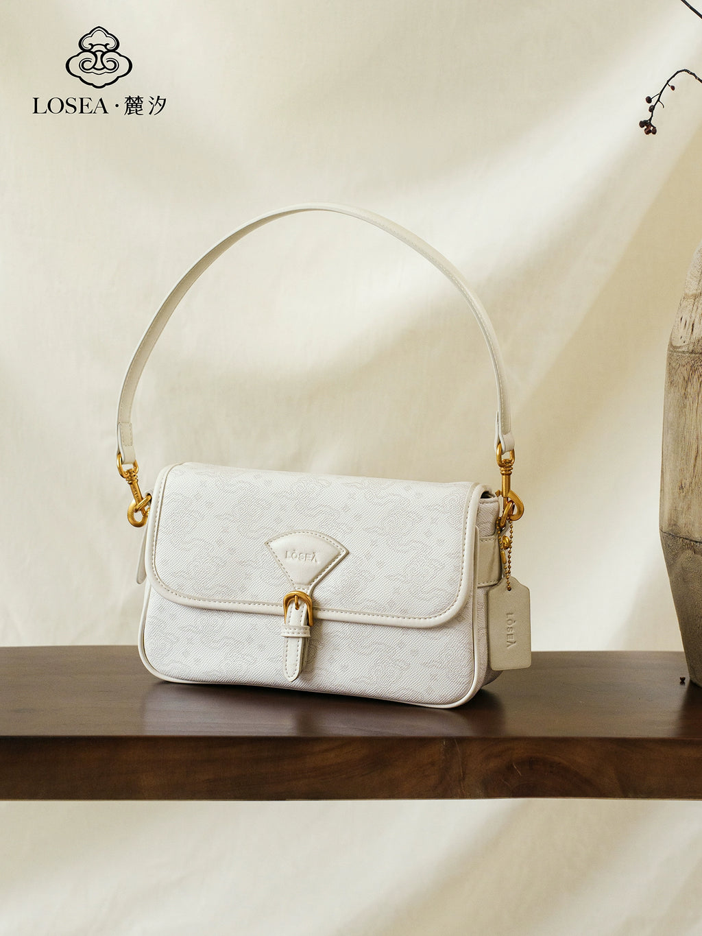 LOSEA Ruyi Moire Underarm Shoulder Bag