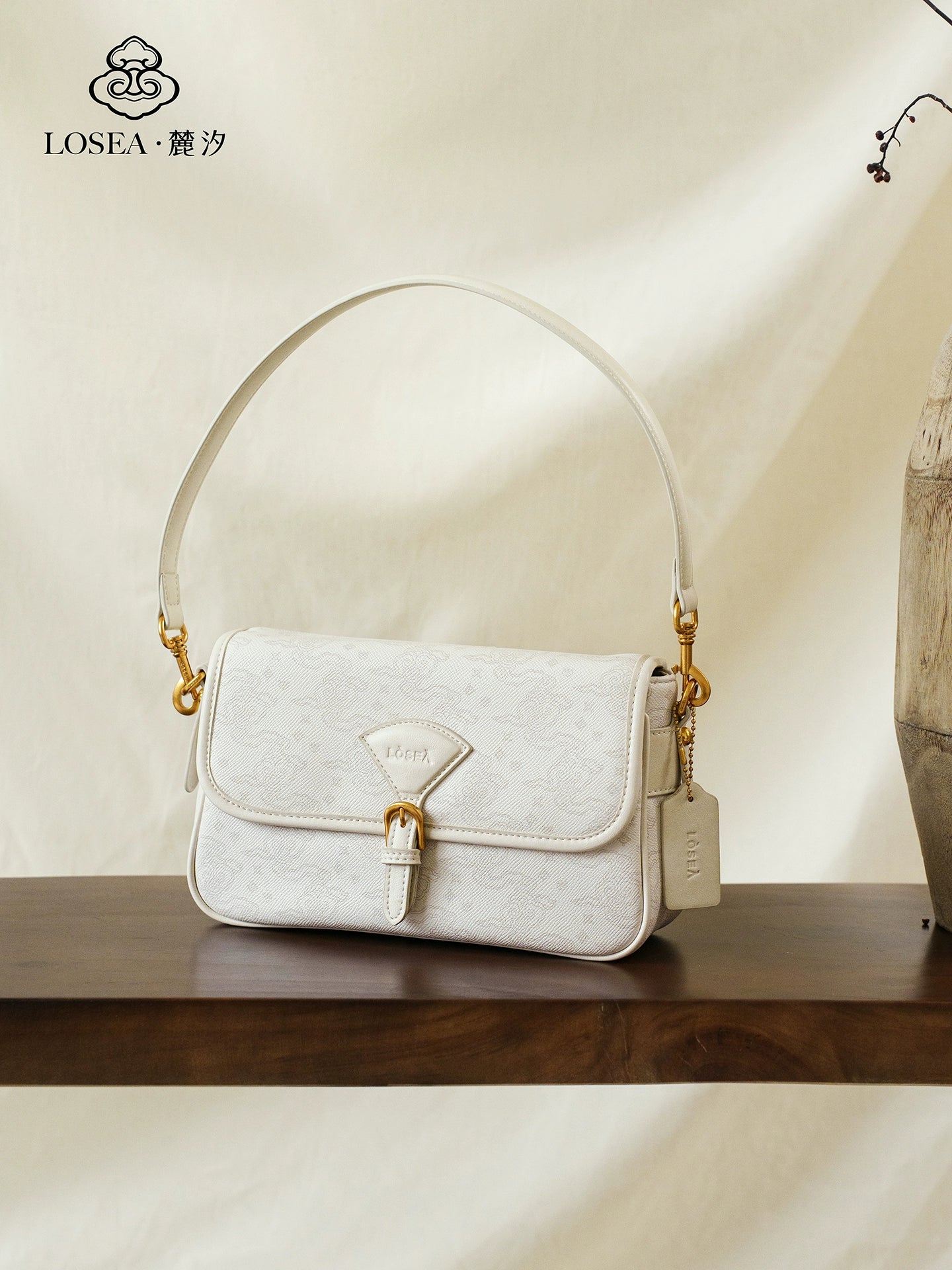 LOSEA Ruyi Moire Underarm Shoulder Bag