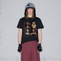 Rocawear Masked Alphabet Print Slim Tee