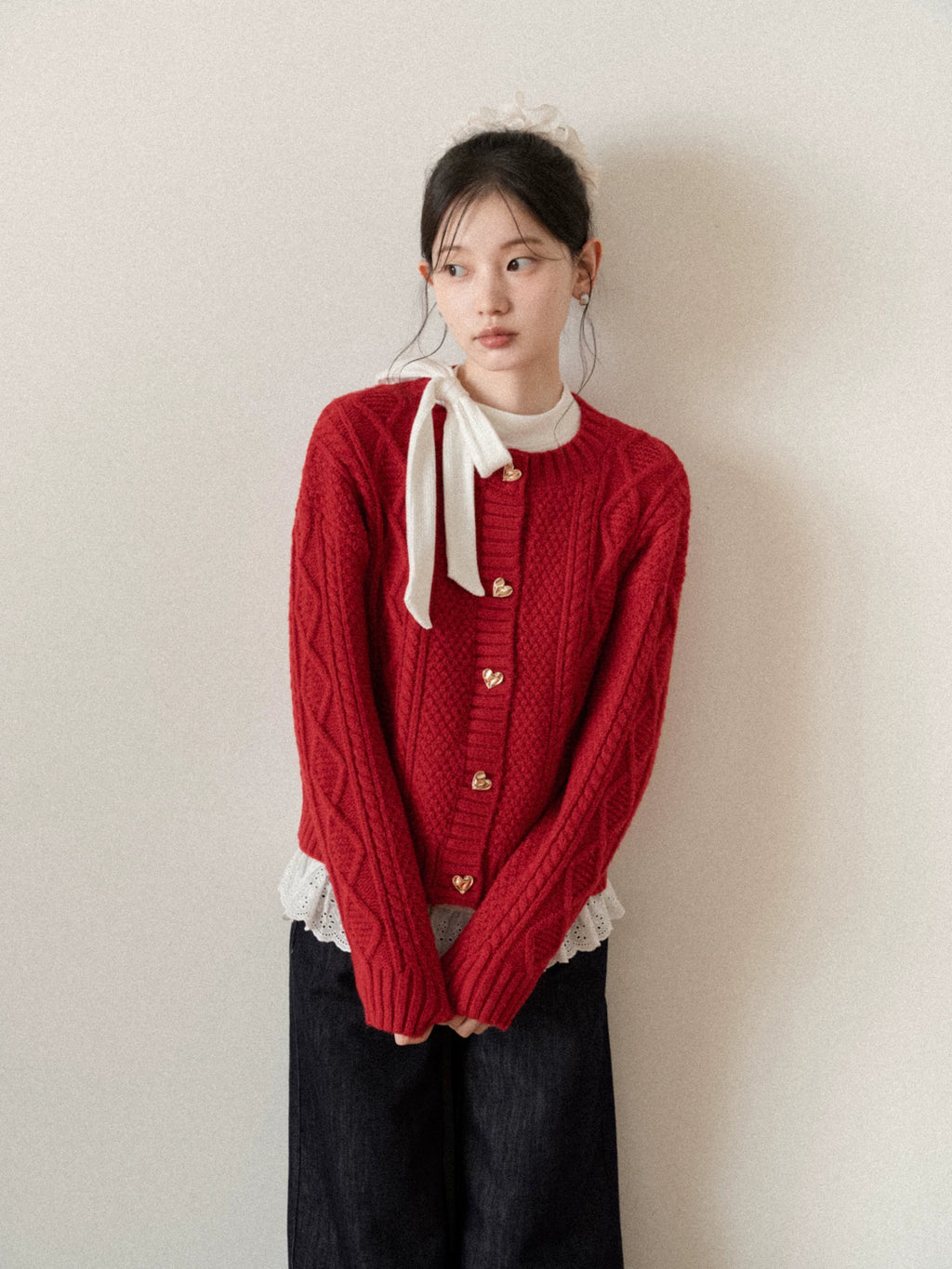 Cantonstory Atmosphere Loose Warm Knitted Sweater