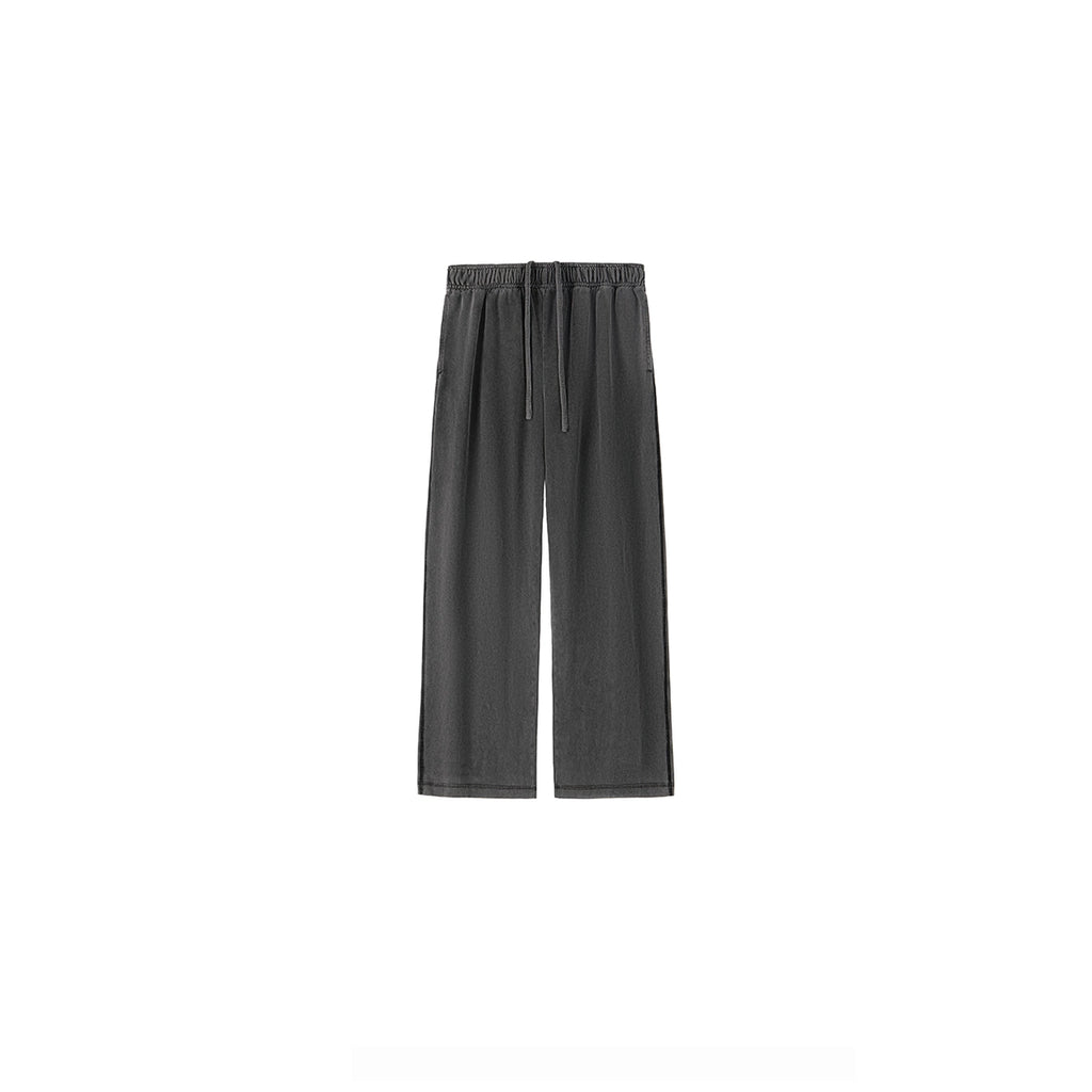 PLUS NO LOGO Loose Wide-leg Casual Trousers