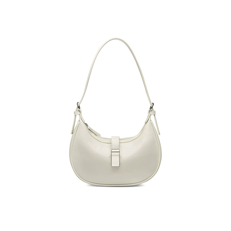 Neeley Niche French Leather Underarm Bag Saddle Bag