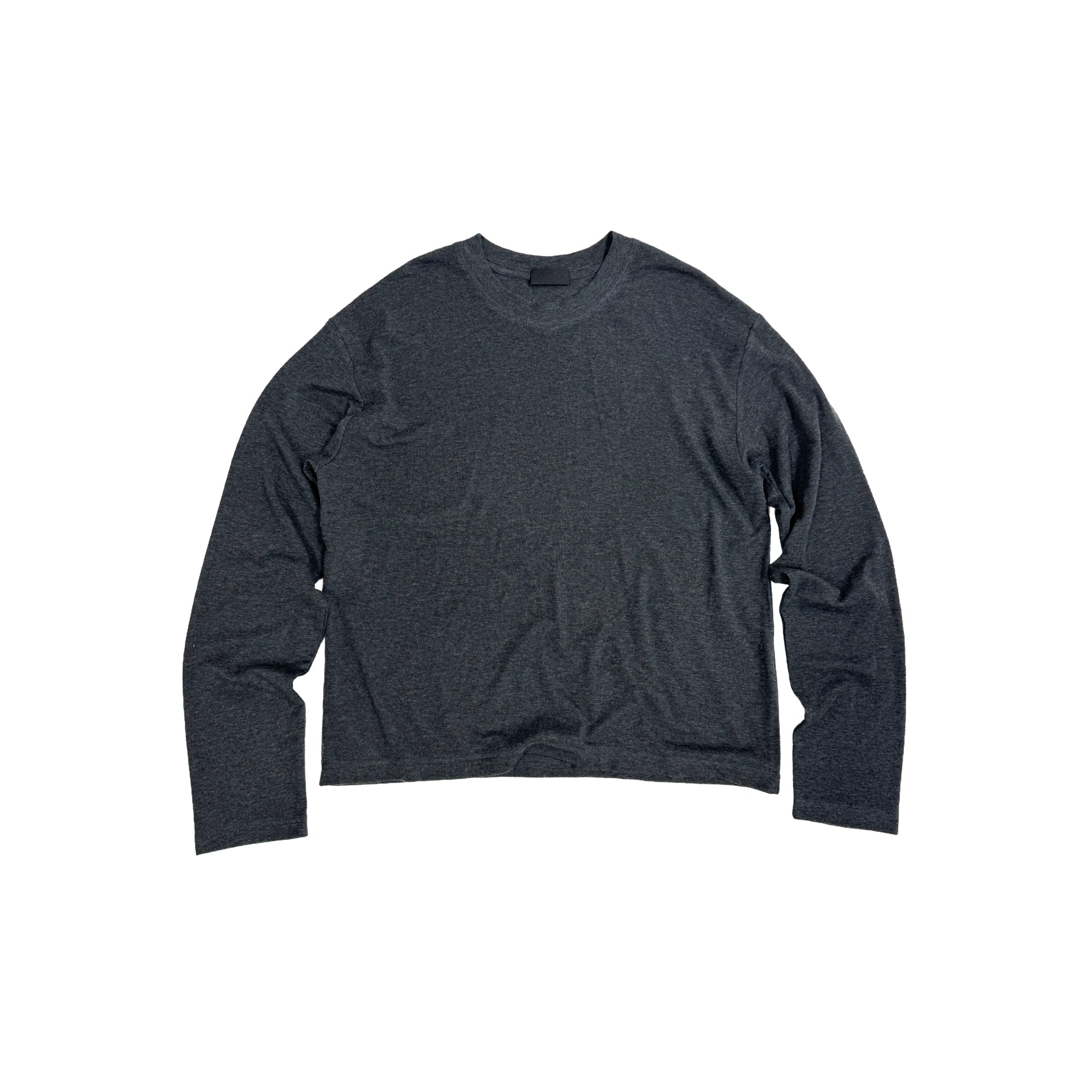 PLUS NO LOGO Crew Neck Bottom Drape Long Sleeve