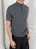 Stay The Night Half Turtleneck Knitted Tee