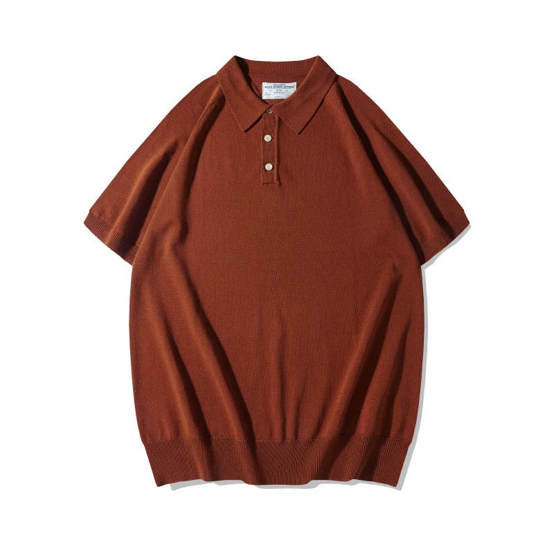 PrintAce Vintage Knitted Polo Shirt