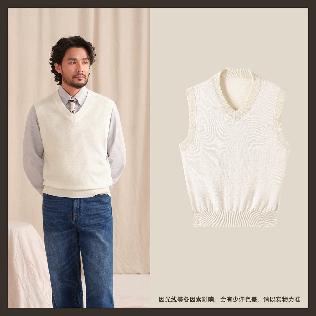 CULTUM Versatile V-neck Knitted Vest