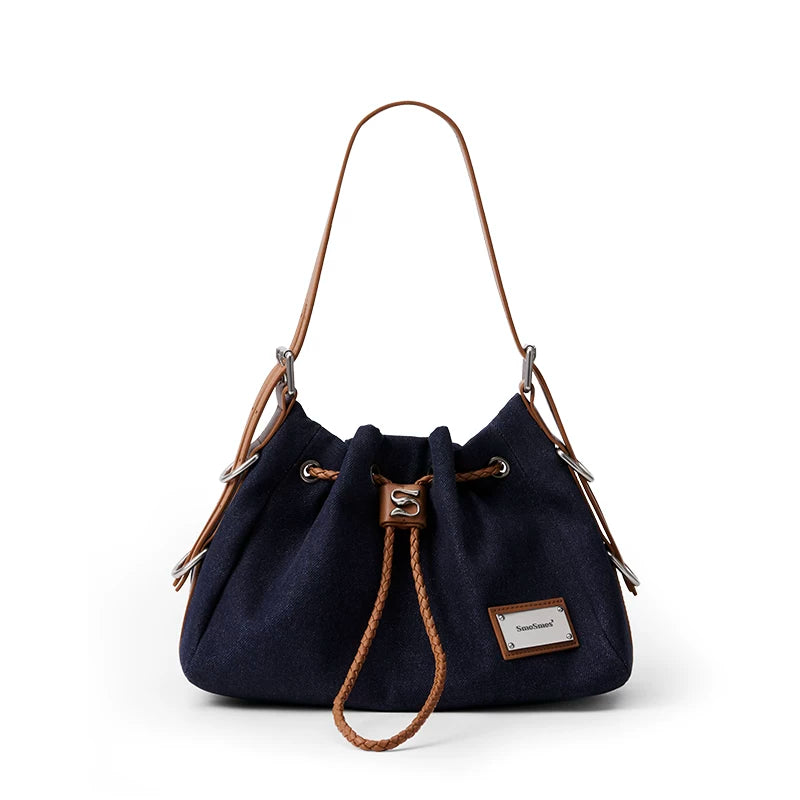 SmoSmos Vintage Denim Bag Underarm Bag