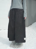 Ang: Project Vintage Polka Dot Elastic Waist Drawstring Wide Leg Slacks