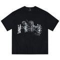 MEDM Rose Knitted Casual Crew Neck Tee