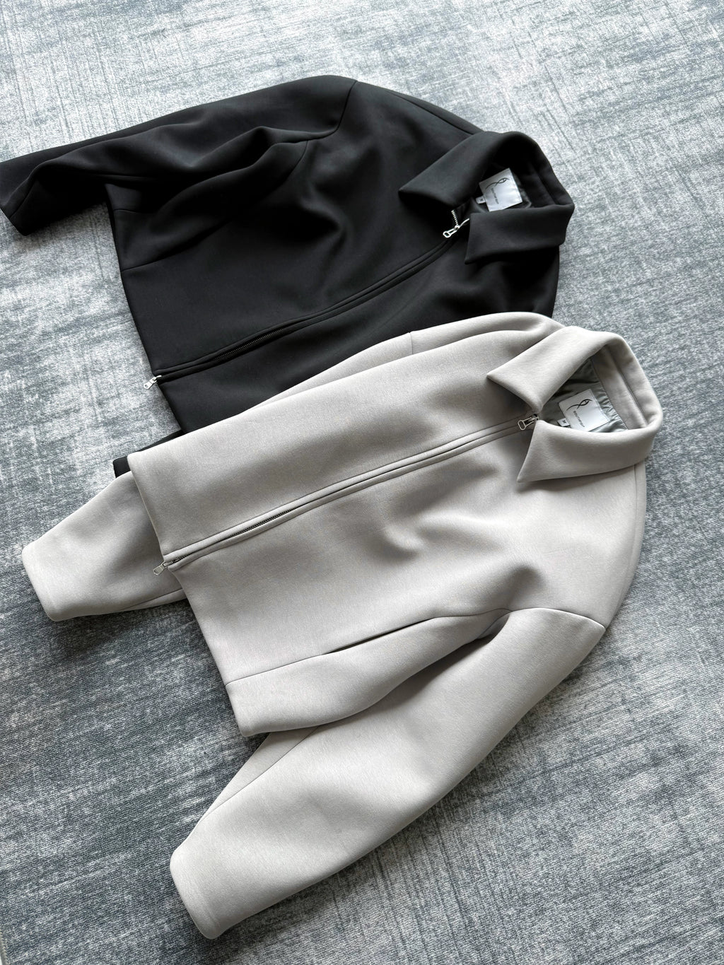 SOUTHFISH executive minimalist boxy shoulder cardigan jacket