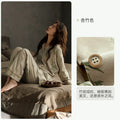 Yuenai New Chinese Long-sleeved Loungewear Pajamas