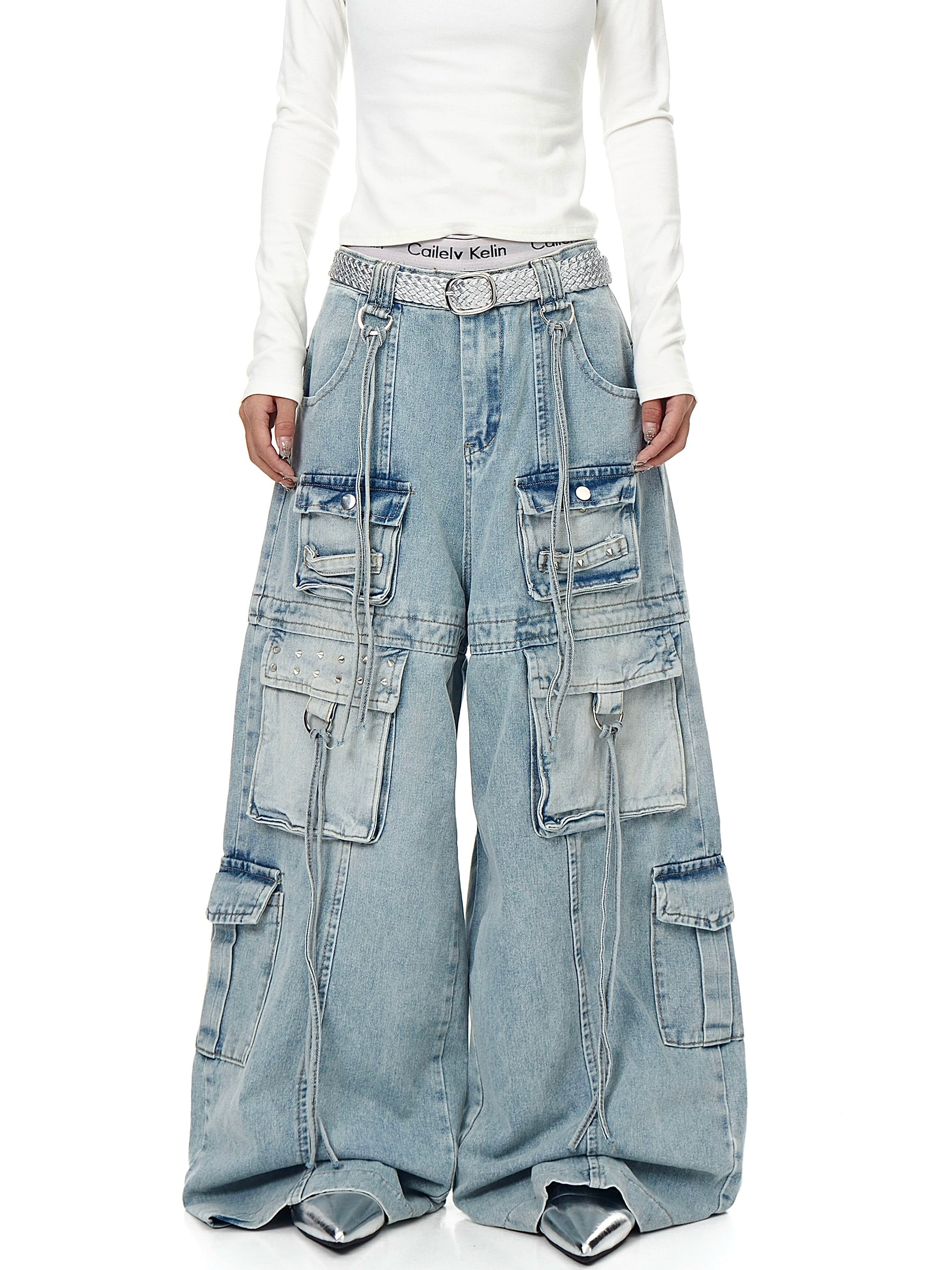 BLACKLISTS Streamer Multi-pocket Tooling Jeans