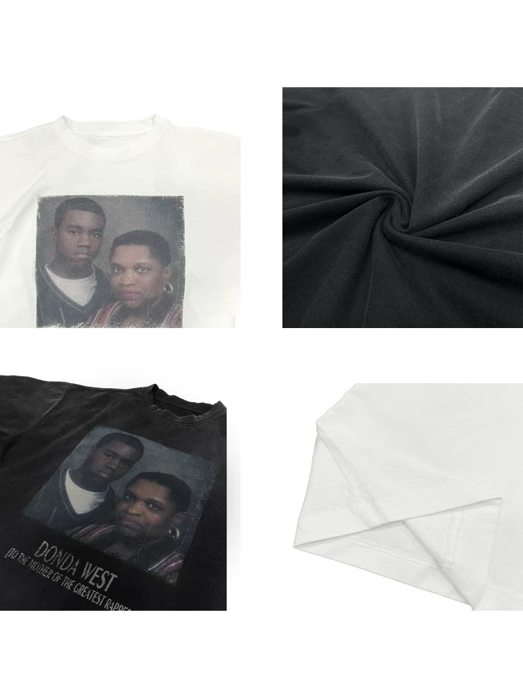 WANNA LAB Retro Crew Neck Loose Tee