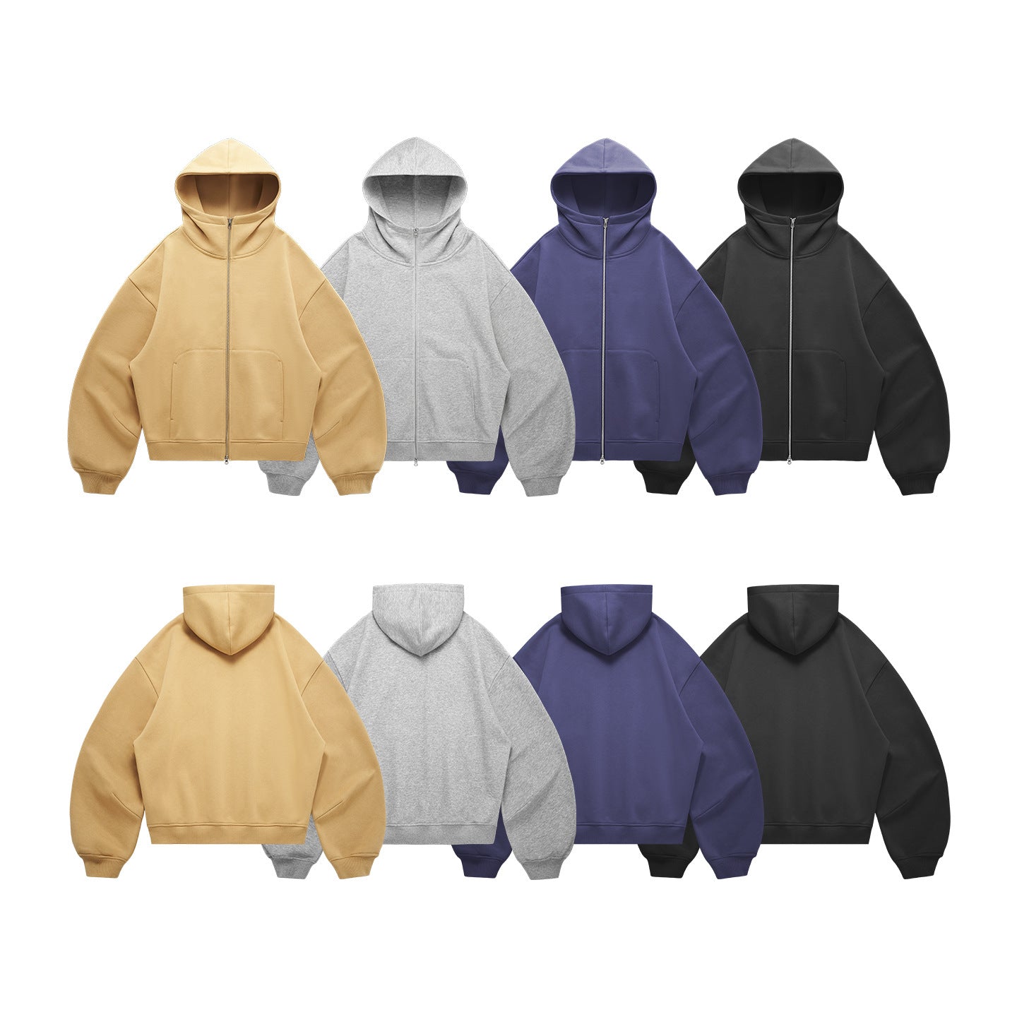 Inflation Versatile Zip Fleece Sweater