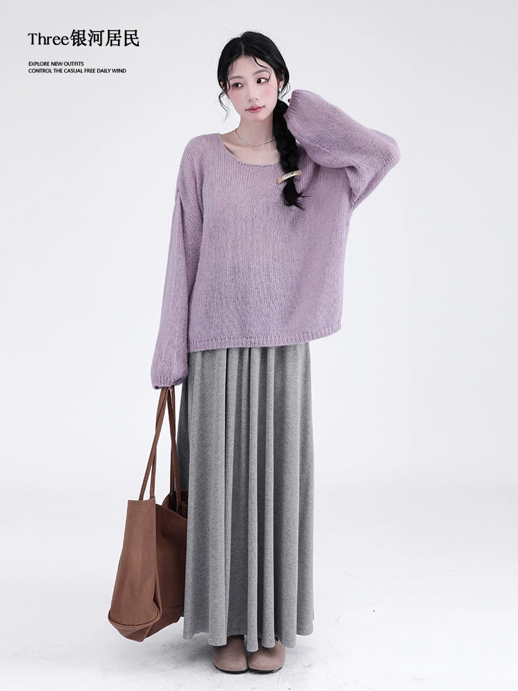 Three Gentle and Lazy Hollow Blouses