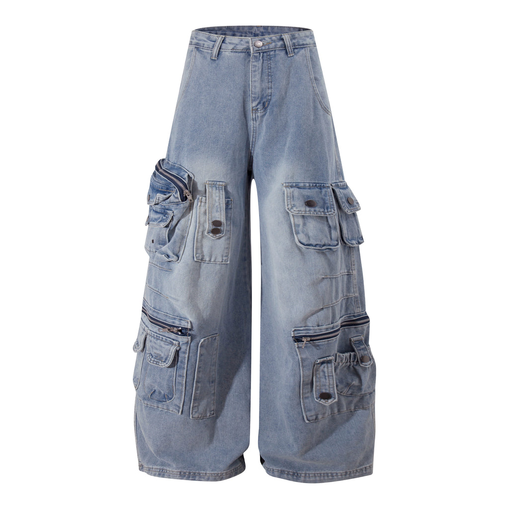 BLACKLISTS Old Multi-pocket Tooling Jeans