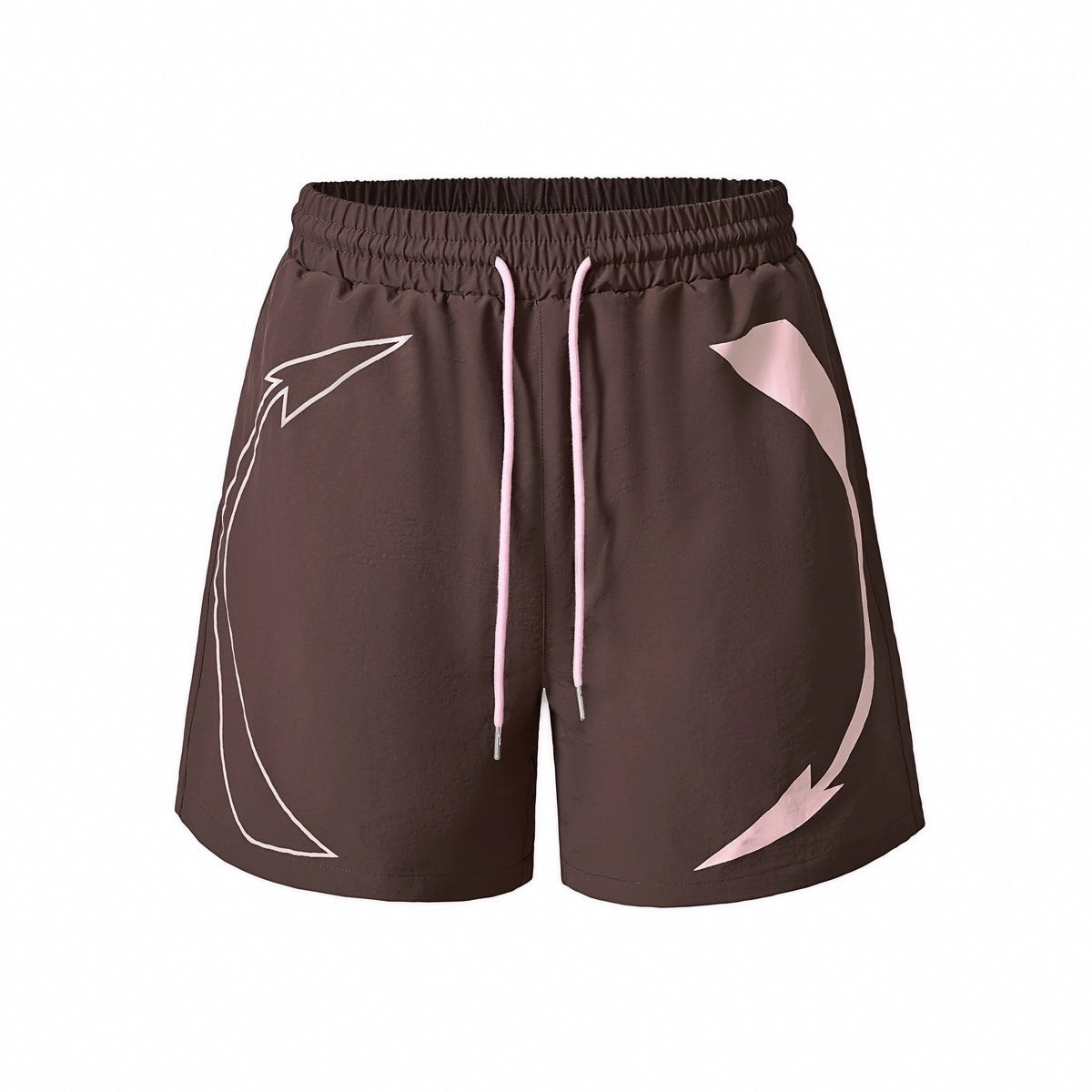 Eusoueu Vintage Niche But Knee Double Mesh Shorts